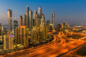 Dubai city shot