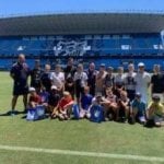 Bridgewater Football Team at Malaga
