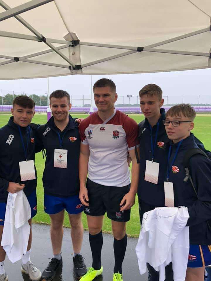 Alnwick with England Rugby